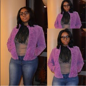 Black Fringe Long leather design